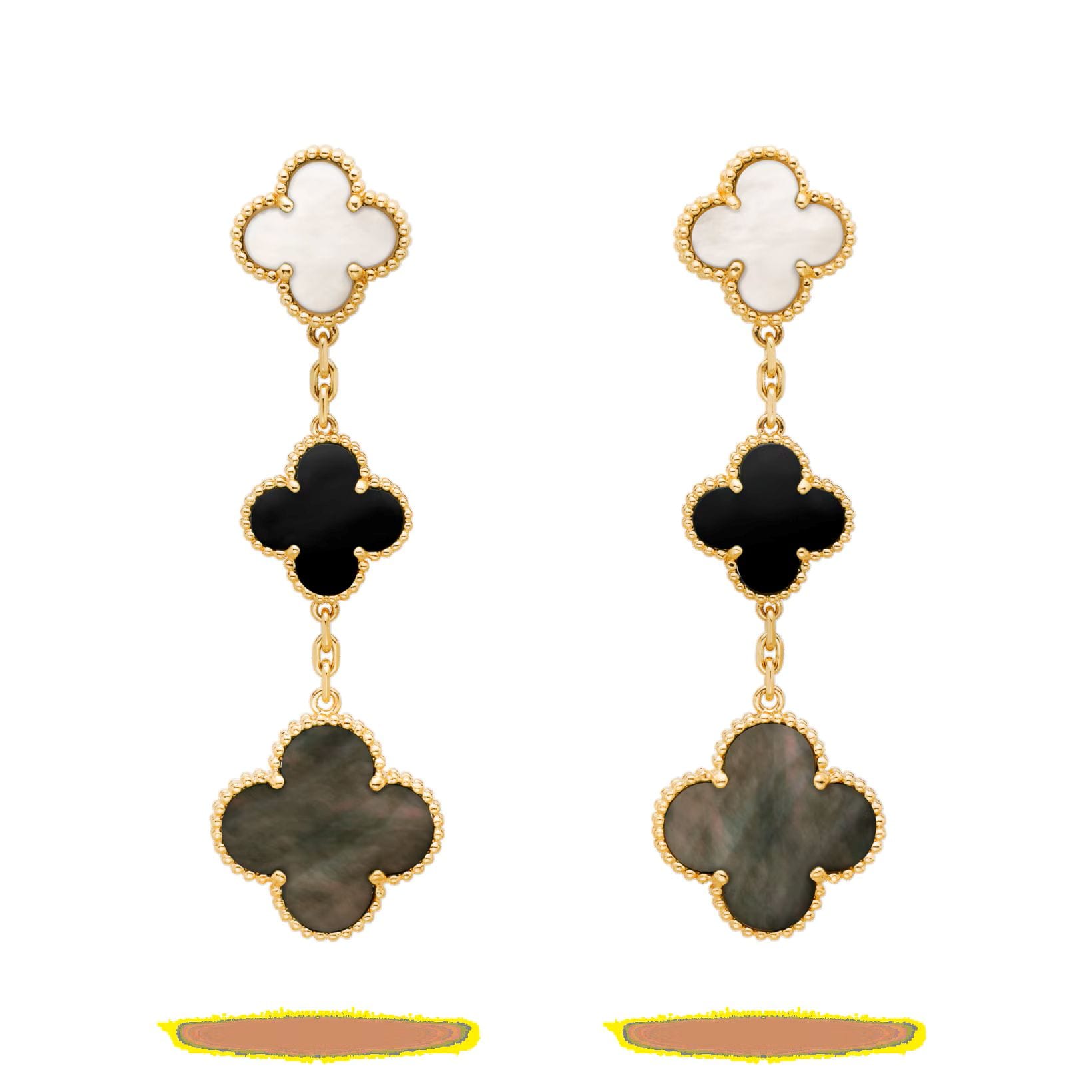 Van Cleef & Arpels' Magic Alhambra earrings 3 motifs